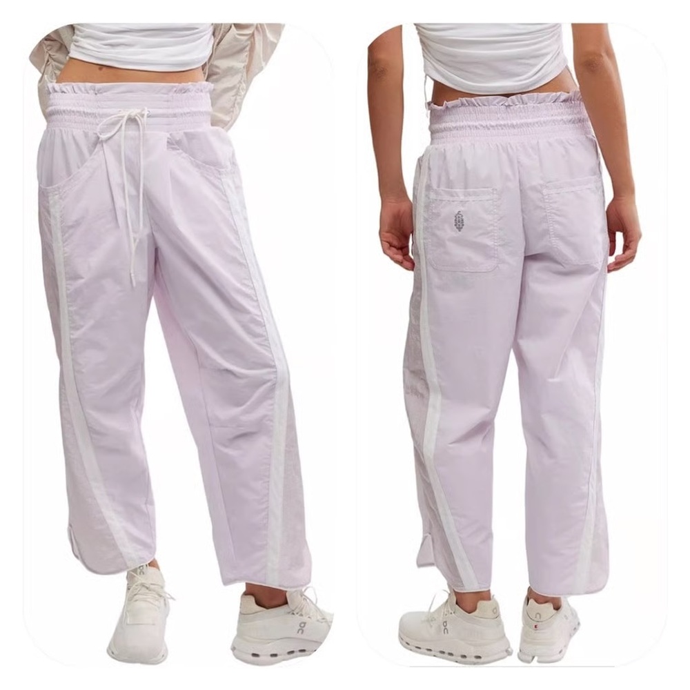 Light Lavender Joggers With Drawstring Waist - image 1